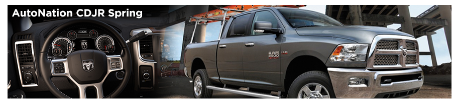 Check out the new 2014 Ram 2500 at AutoNation Chrysler Dodge Ram Spring, Spring, TX Check out the new 2014 Ram 2500 at AutoNation Chrysler Dodge Ram Spring, Spring, TX