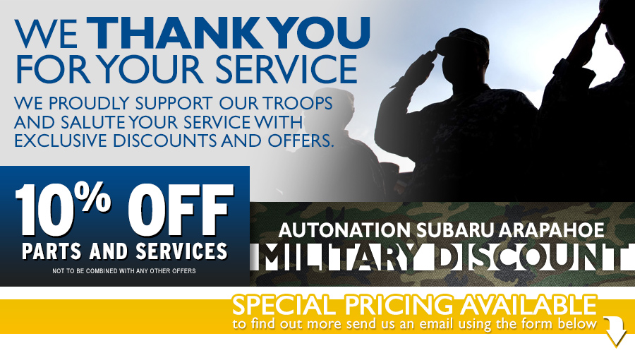 Subaru Military Savings Program serving Englewood, CO Subaru Military Savings Program serving Englewood, CO