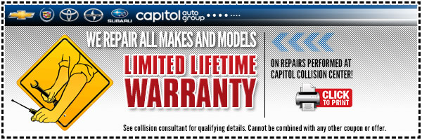 Captiol Auto Group Collision Center Limited Lifetime Warraty Offer Salem, OR Captiol Auto Group Collision Center Limited Lifetime Warraty Offer Salem, OR