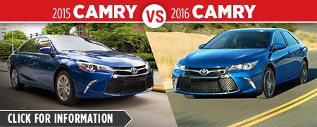 Click To Compare The 2016 Toyota Camry VS 2015 Camry Models Hodgkins, IL