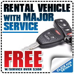Subaru Free Loaner Car with Service Coupon Special Reno, NV