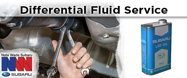 Subaru front or rear differential fluid change service information from Nate Wade Subaru in Salt Lake City, UT Subaru front or rear differential fluid change service information from Nate Wade Subaru in Salt Lake City, UT