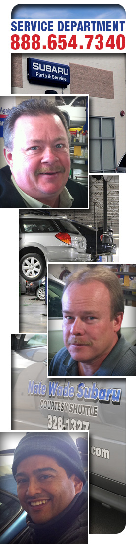 Schedule Service for your Subaru Vehicle at Nate 
Wade's Service Department Today