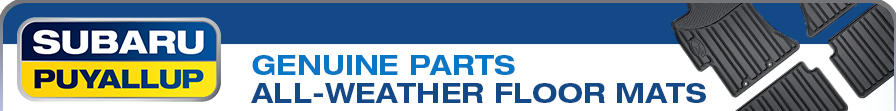 Learn more about all-weather floor mats from Subaru of Puyallup serving Tacoma, WA