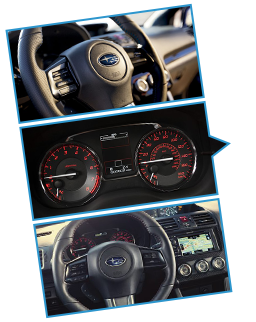 2015 Subaru WRX STI & 2015 Subaru WRX Interior Features 15 Subaru WRX STI & 15 Subaru WRX Interior Features