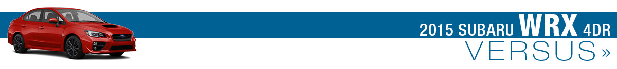 2015 Subaru WRX 4-Door Model Comparisons in Torrance, CA 2015 Subaru WRX 4-Door Model Comparisons in Torrance, CA