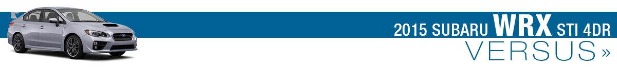 2015 Subaru WRX STI 4-Door Model Comparisons in Torrance, CA 2015 Subaru WRX STI 4-Door Model Comparisons in Torrance, CA