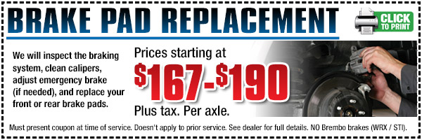 Brake Replacement Service Savings Special Torrance California Brake Replacement Service Savings Special Torrance California