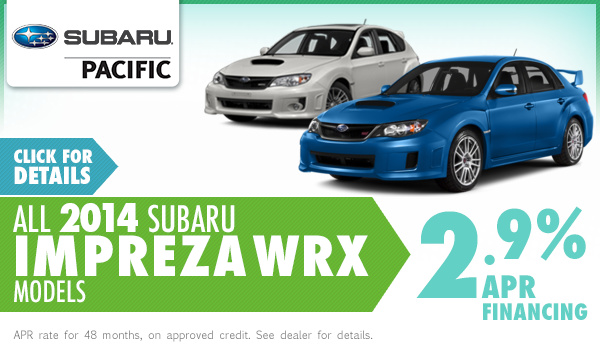 New 2014 Subaru Impreza WRX Low APR Special Torrance, CA New 2014 Subaru Impreza WRX Low APR Special Torrance, CA
