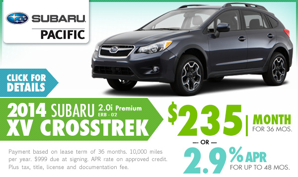 New 2014 Subaru XV Crosstrek 2.0i Premium Lease Offer Torrance, CA New 2014 Subaru XV Crosstrek 2.0i Premium Lease Offer Torrance, CA