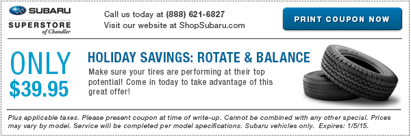 Discount tire balance and rotation coupon