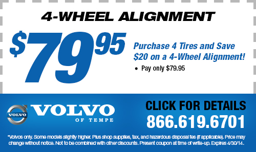 Volvo service coupons discounts