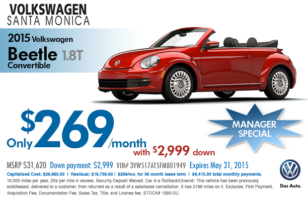 Volkswagen beetle convertible lease deals