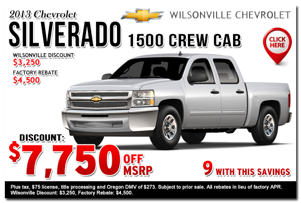 2013 Chevrolet Silverado 1500 Portland, Oregon